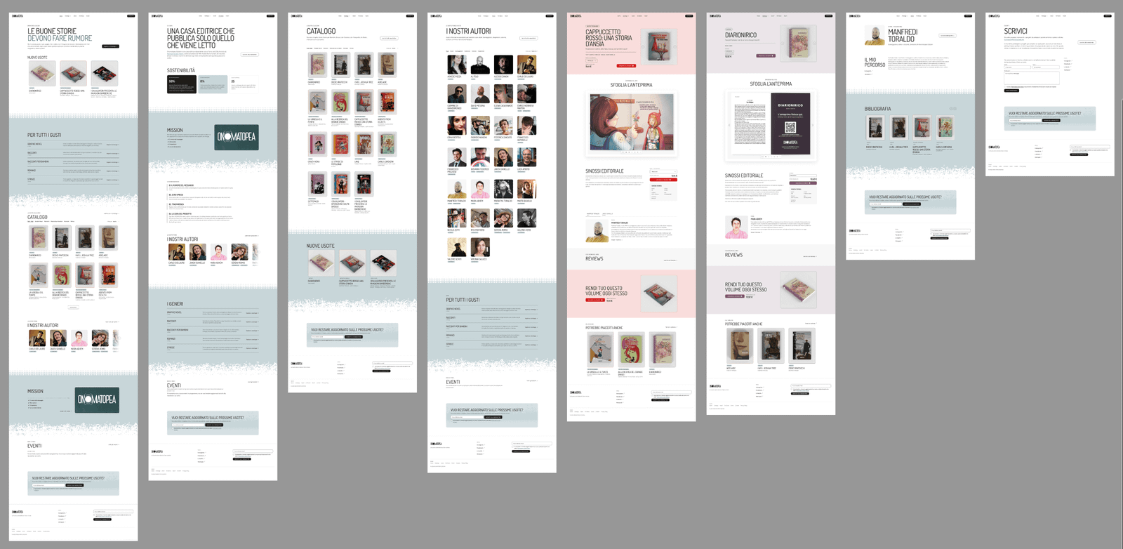 Every page of the live site